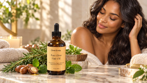 Nubian Shade & Bloom hair Essentials how to get shiny healthy hair naturally